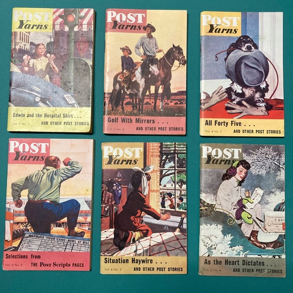 WWII Post Yarns Six (6) Booklets - Picture 1 of 10